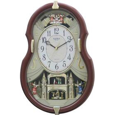 viola shaped timepiece